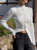 EMMIOL Cardigan con chiusura a filetto a fila singola