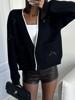 EMMIOL Cardigan con fiocco e scollo a V
