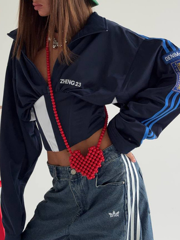 EMMIOL Satin Bodysuit Jacket