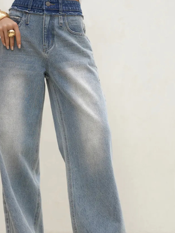 EMMIOL Jeans boyfriend retrò larghi e levigati