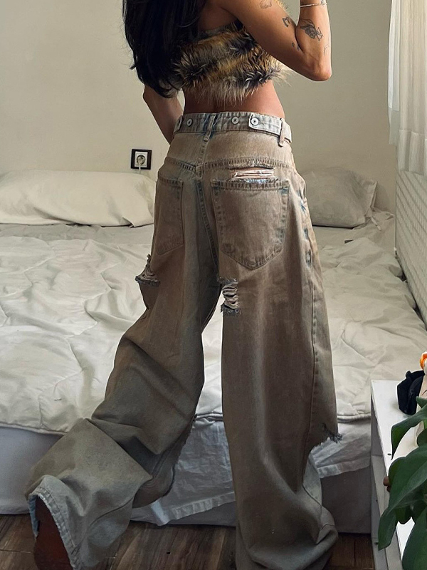 EMMIOL Jeans boyfriend dal taglio retrò