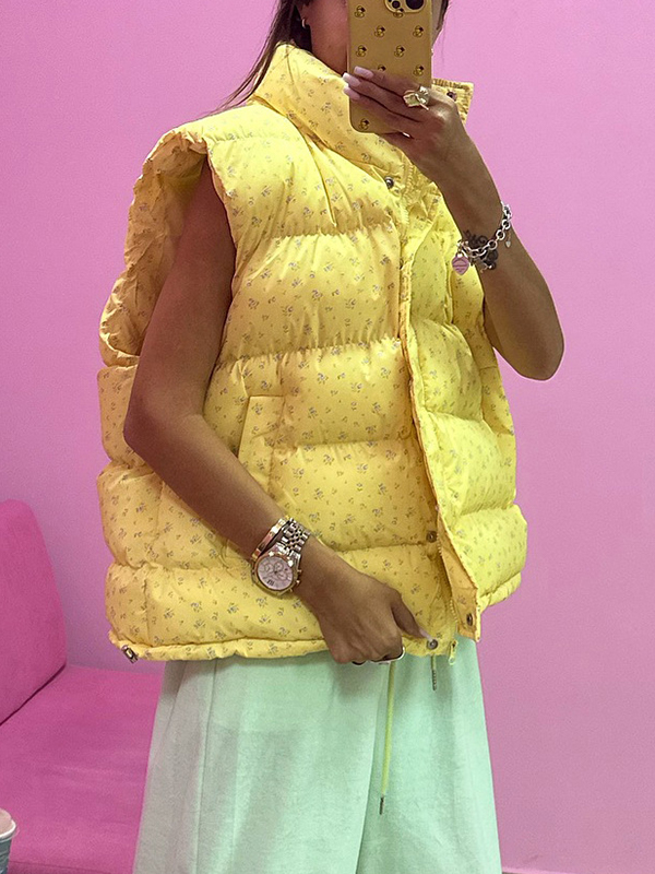 EMMIOL Giacca con gilet floreale senza maniche