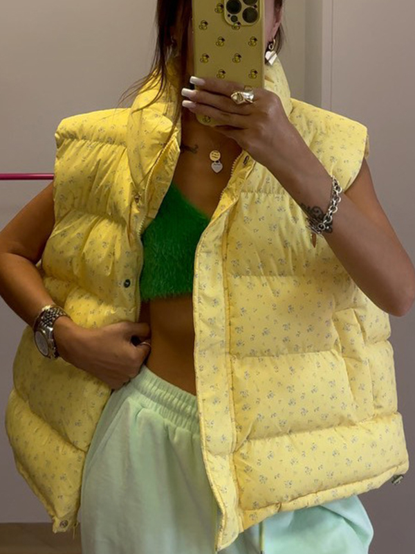 EMMIOL Giacca con gilet floreale senza maniche