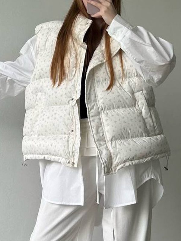 EMMIOL Giacca con gilet floreale senza maniche
