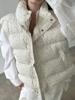 EMMIOL Chaqueta sin mangas con estampado floral y clip