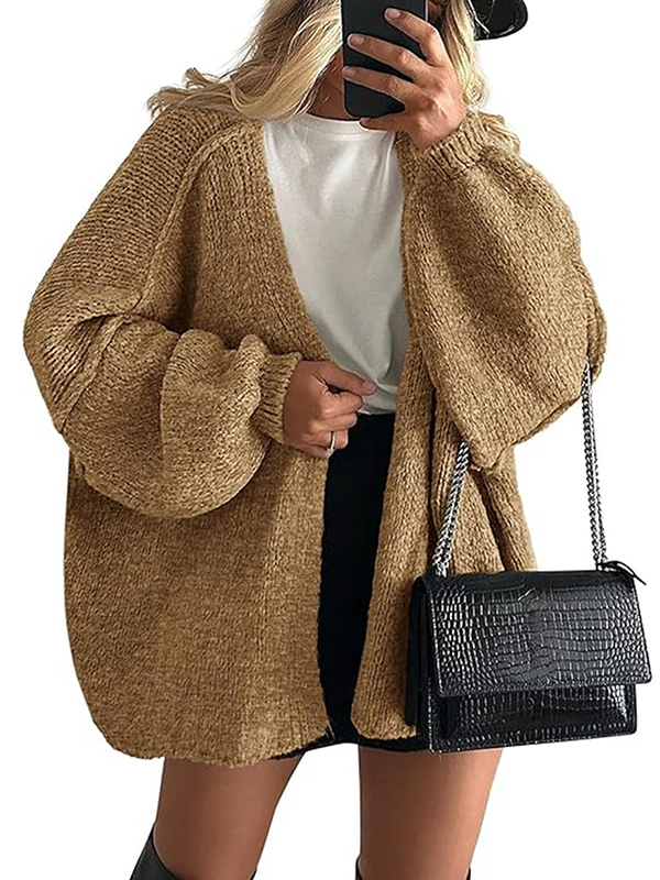 EMMIOL Loose-Fitting Casual Cardigan