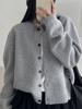 EMMIOL Solid-Coloured Relaxed-Fit Cardigan