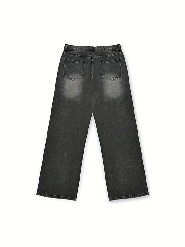 EMMIOL Vintage Distressed Worn Boyfriend Jeans