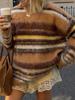EMMIOL Warm-Toned Colour Clash Sweaters