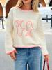 EMMIOL Round-Neck Vintage Embroidery Long Sleeve