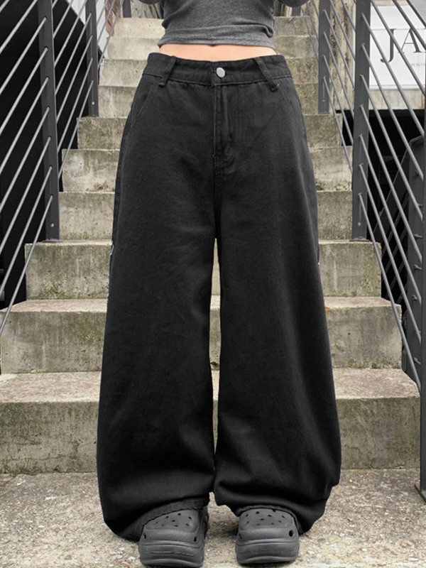 EMMIOL Jeans boyfriend retrò larghi