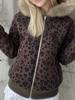 EMMIOL Giacca con stampa leopardata