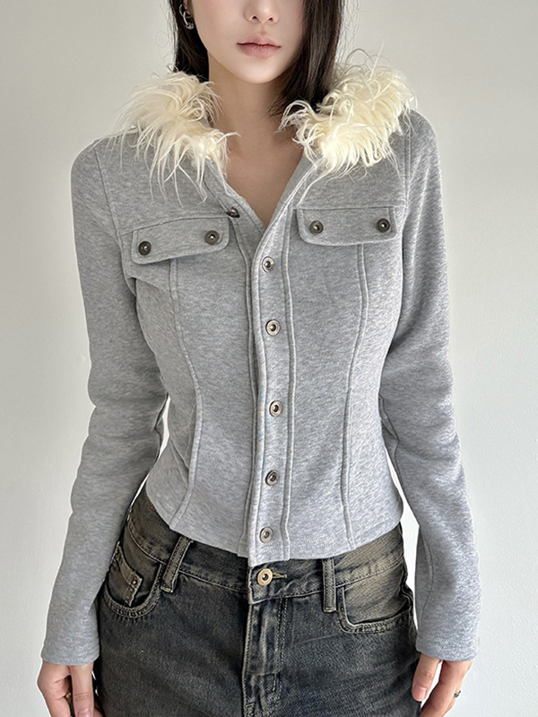 EMMIOL Split Button Jacket
