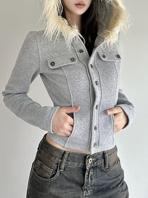 EMMIOL Split Button Jacket