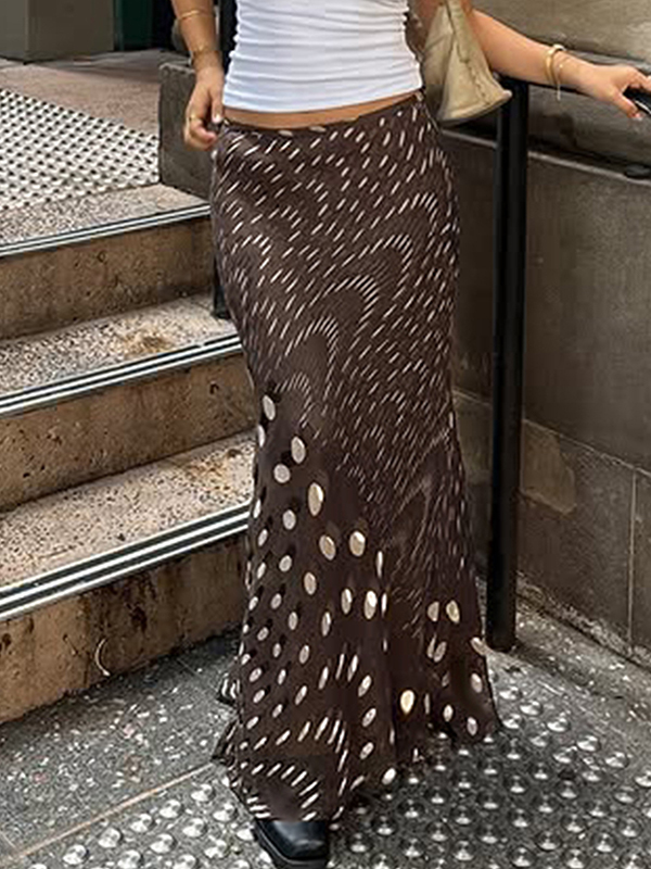 EMMIOL Retro Design Maxi Skirt