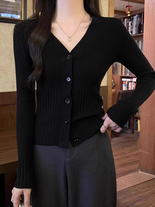 EMMIOL Slim Streamline Cardigan