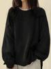 EMMIOL Casual Versatile Plain Colours Sweaters