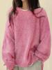 EMMIOL Casual Versatile Plain Colours Sweaters