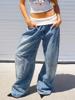 EMMIOL Jeans boyfriend patchwork lavati casual