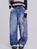 EMMIOL Jeans boyfriend estetici con ricamo