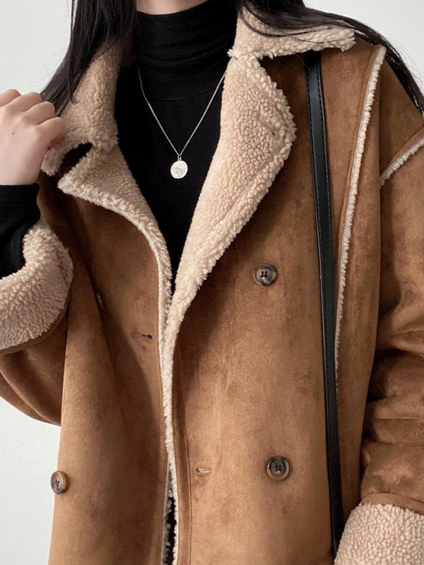 EMMIOL Chaqueta vintage elegante de manga larga