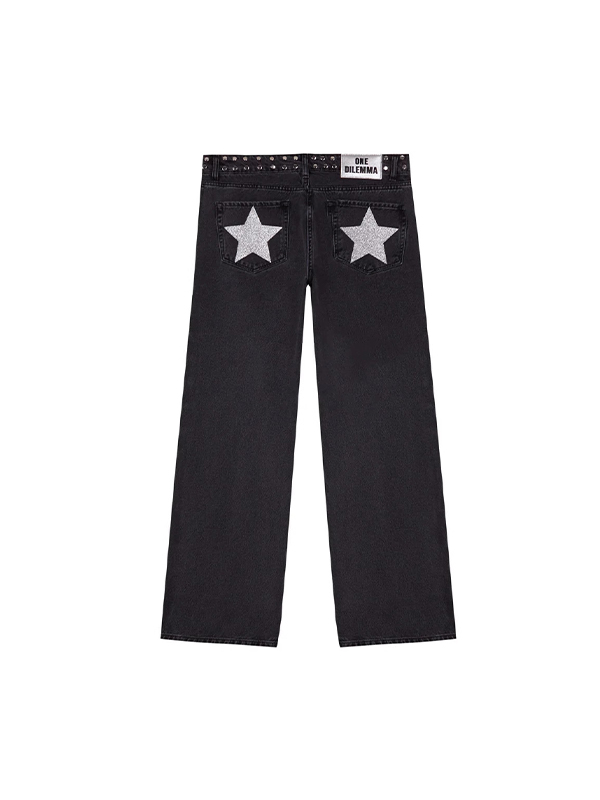 EMMIOL American Retro Y2K Flare Jeans