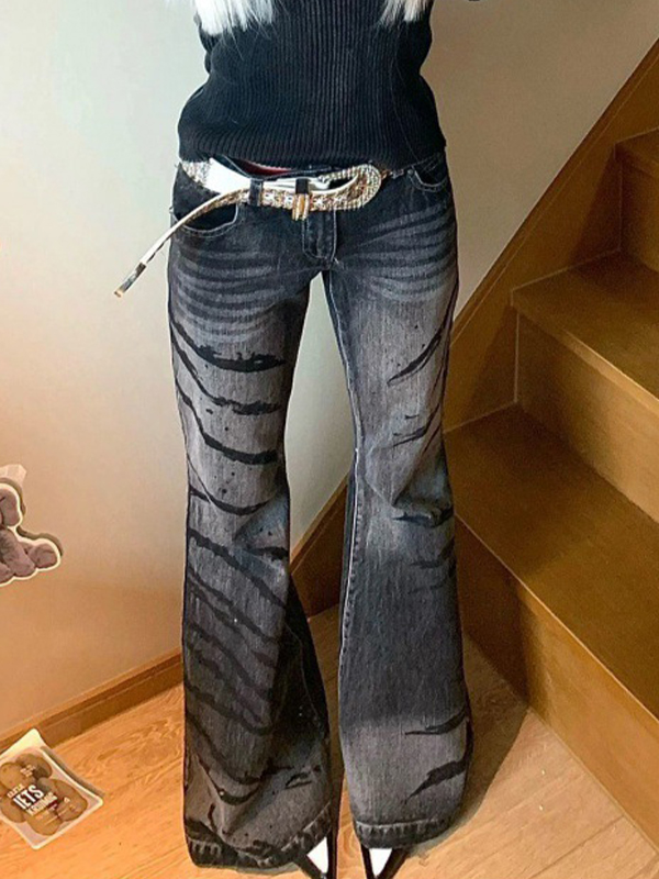 EMMIOL American Individualism Flare Jeans