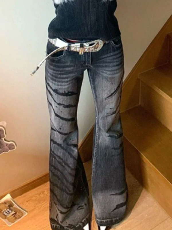EMMIOL American Individualism Flare Jeans