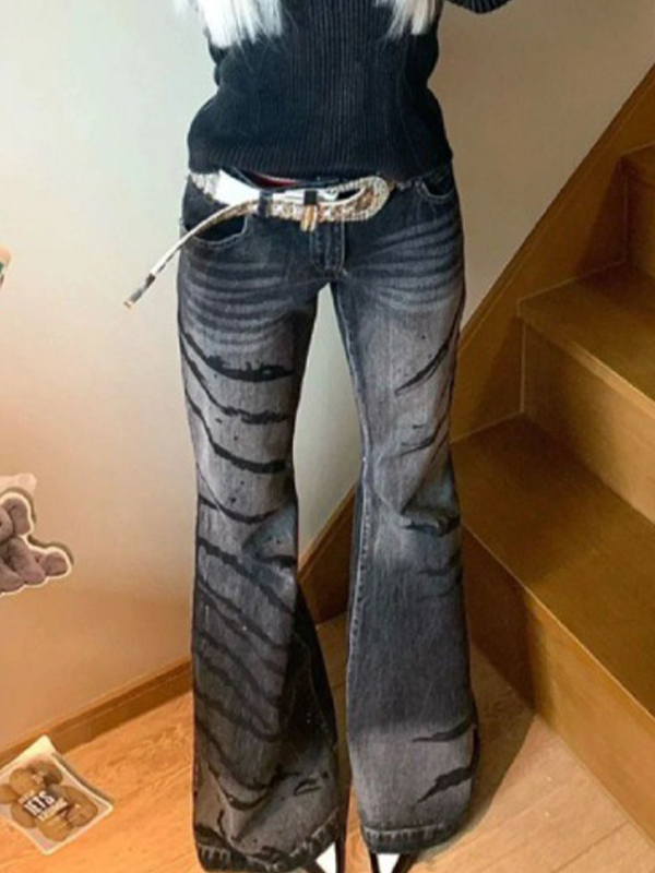 EMMIOL American Individualism Flare Jeans