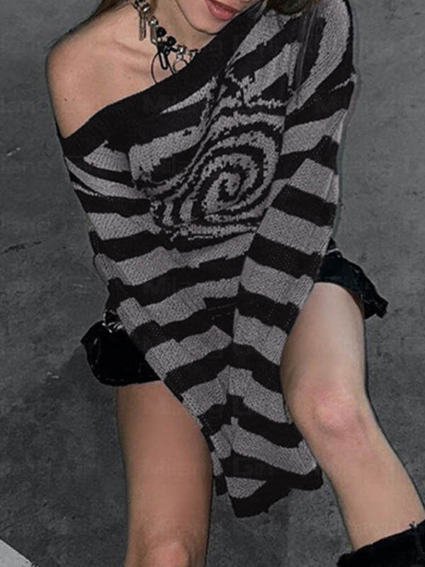 EMMIOL Pentagramma Dark Fashion a maniche lunghe