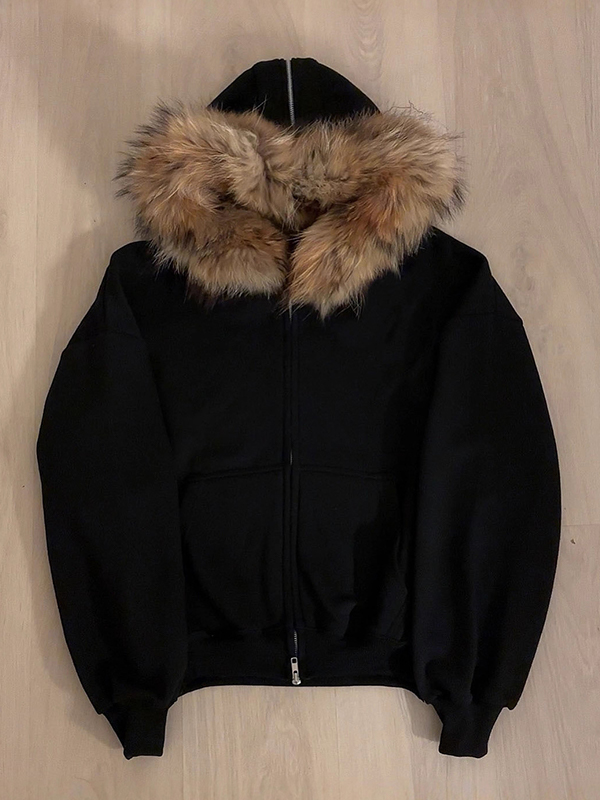 EMMIOL Chaqueta de felpa retro de High Street