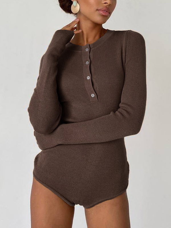 EMMIOL Cárdigan de manga larga de color liso