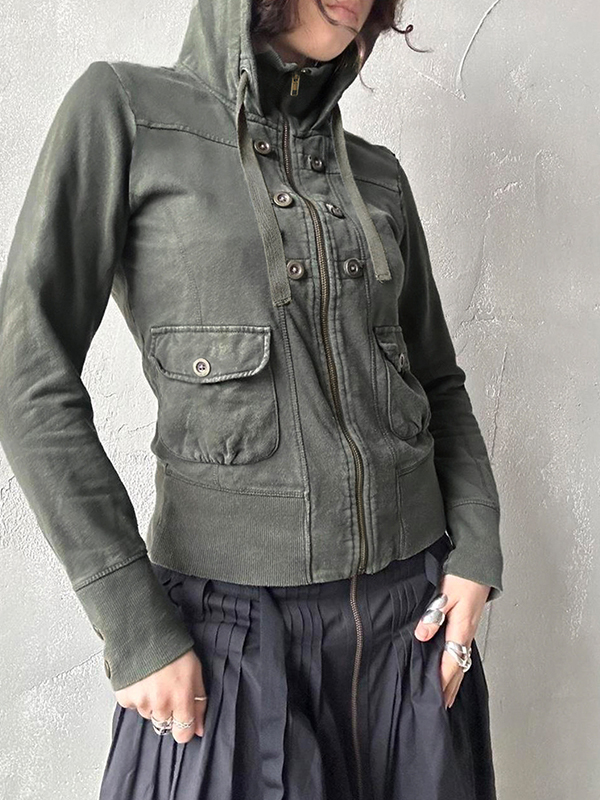 EMMIOL Jacke mit Knopfverzierung