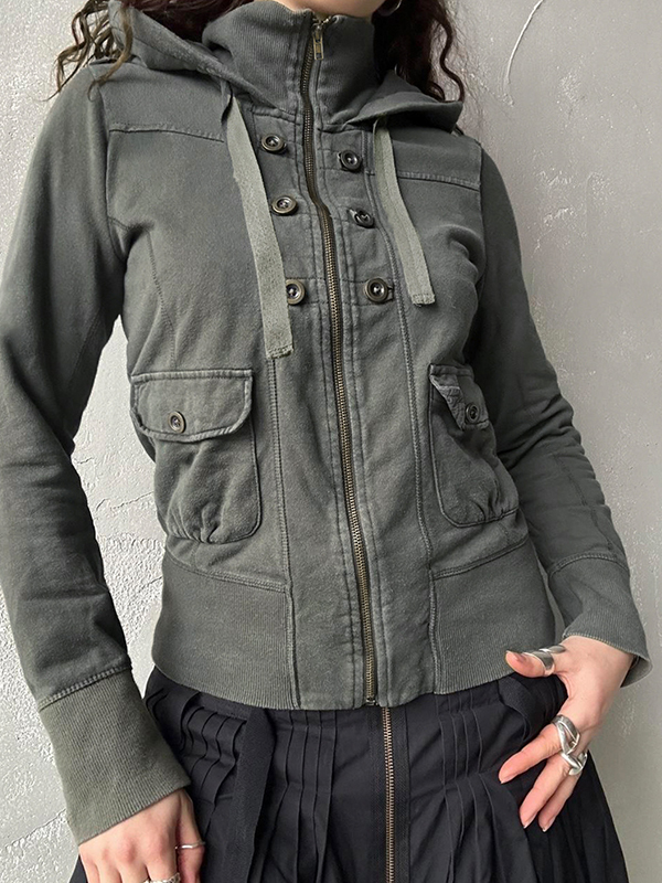 EMMIOL Jacke mit Knopfverzierung