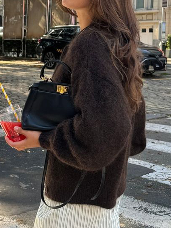 EMMIOL Casual Minimalist Button Cardigan