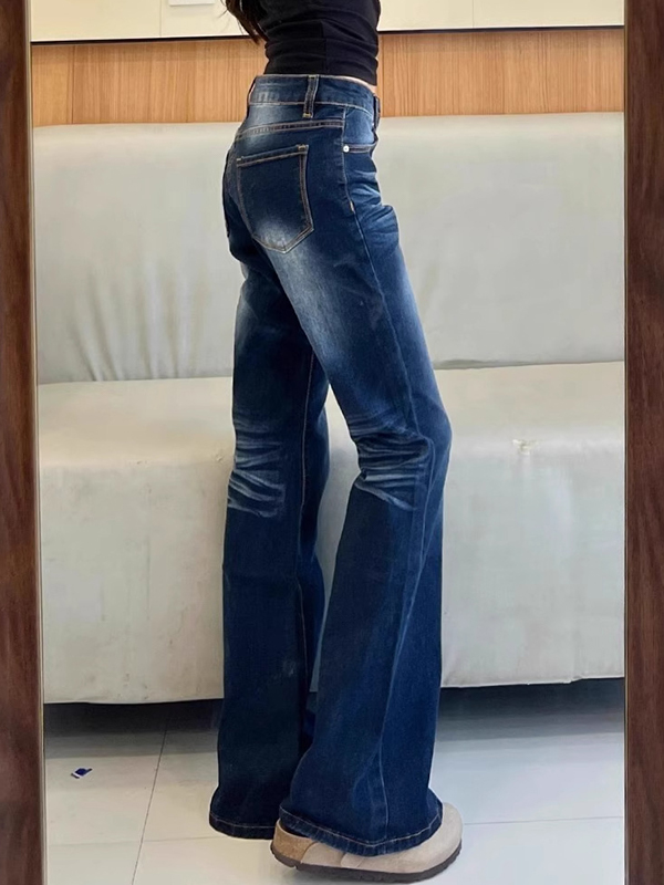 EMMIOL Retro Hot Girl Schlagjeans