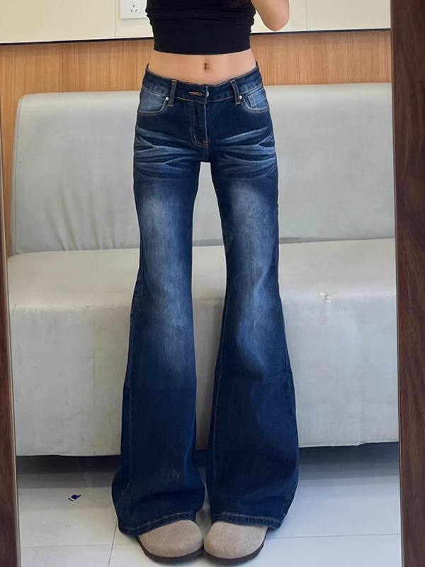 EMMIOL Retro Hot Girl Schlagjeans