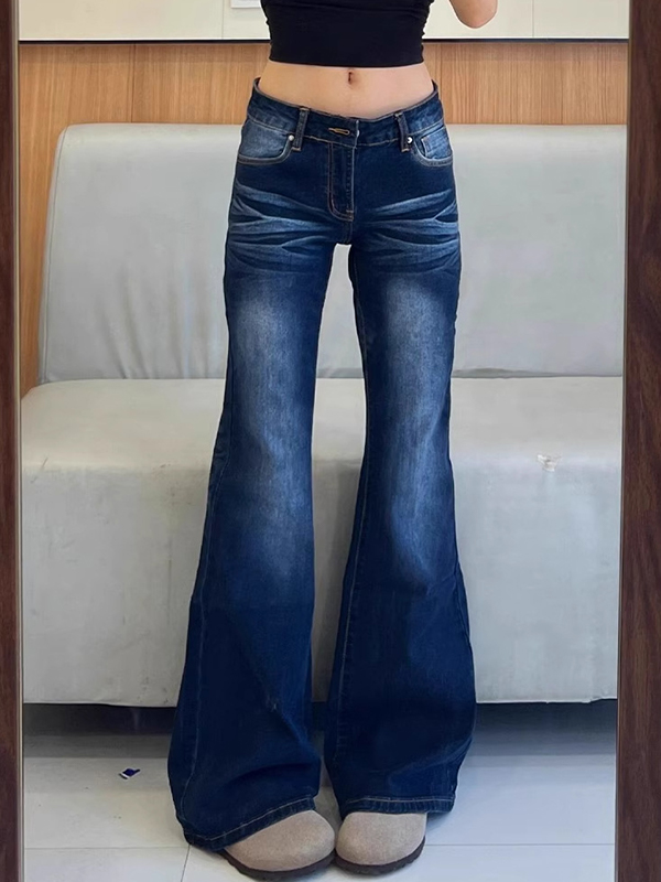 EMMIOL Retro Hot Girl Schlagjeans