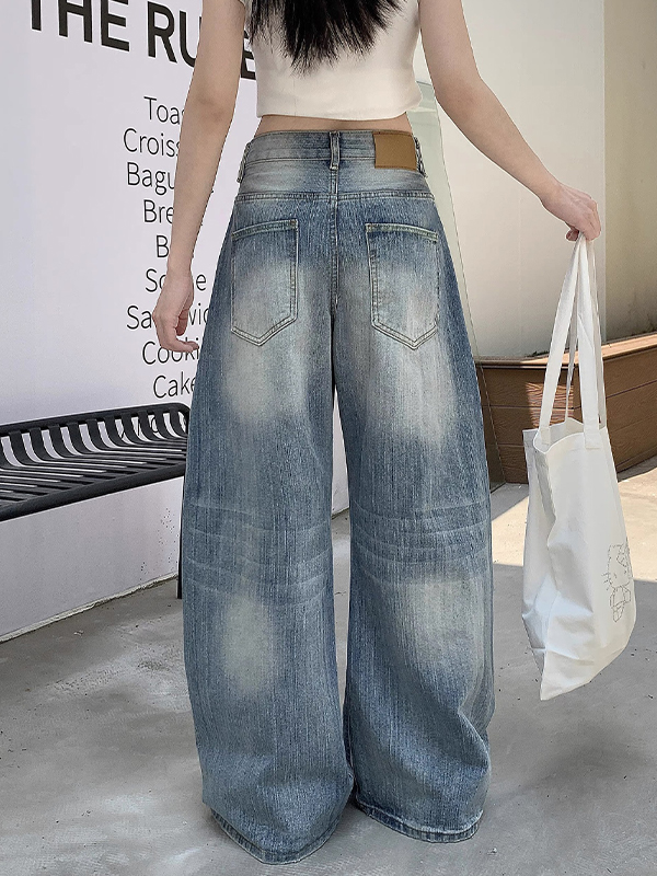 EMMIOL Retro Nostalgia Boyfriend Jeans