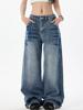 EMMIOL Retro Niche Studs Boyfriend Jeans