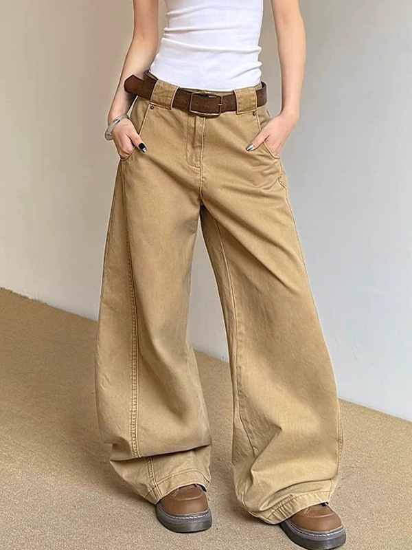 EMMIOL American Vintage Khaki Boyfriend Jeans