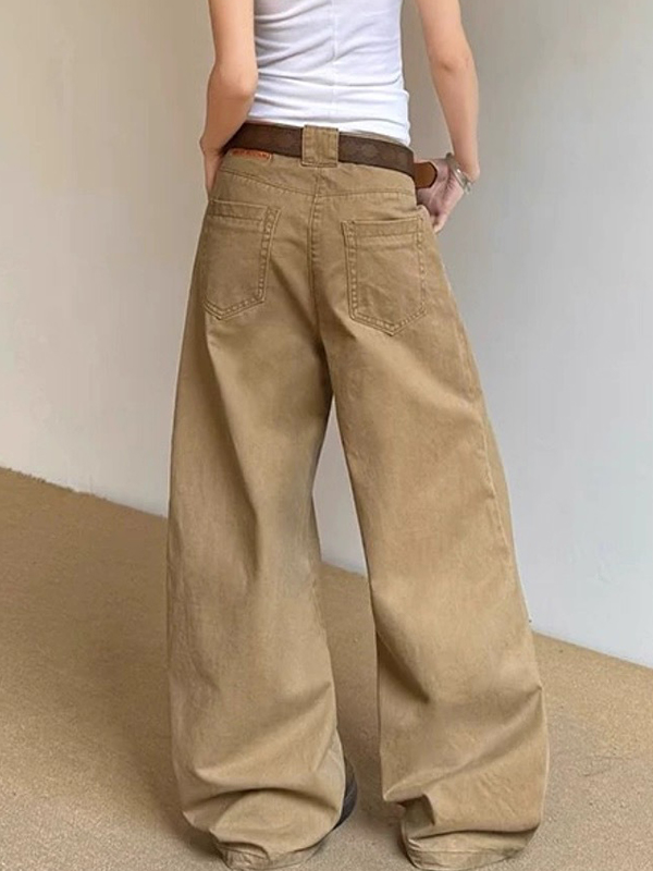 EMMIOL American Vintage Khaki Boyfriend Jeans