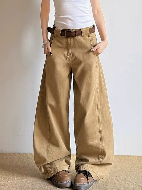 EMMIOL American Vintage Khaki Boyfriend Jeans