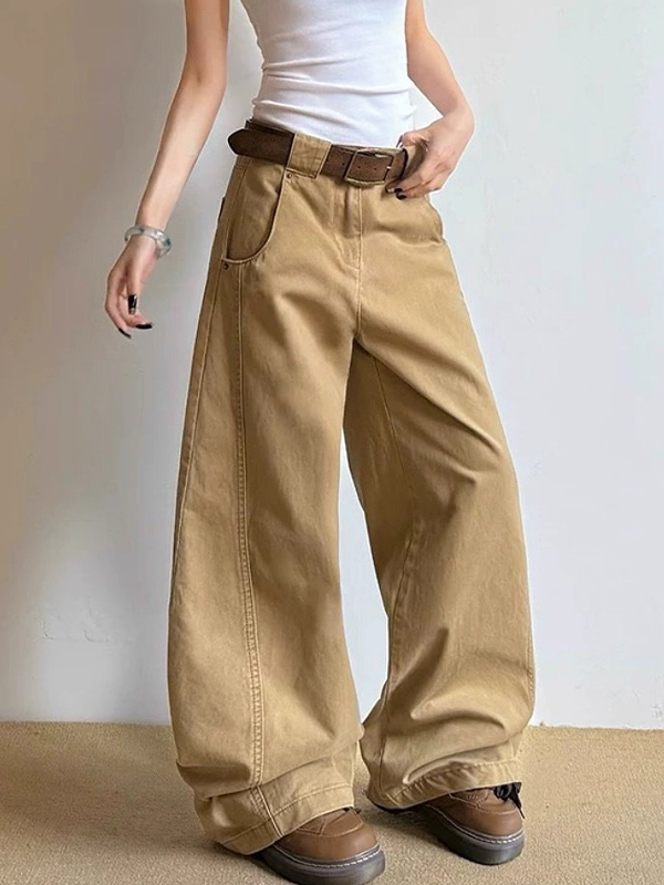 EMMIOL American Vintage Khaki Boyfriend Jeans