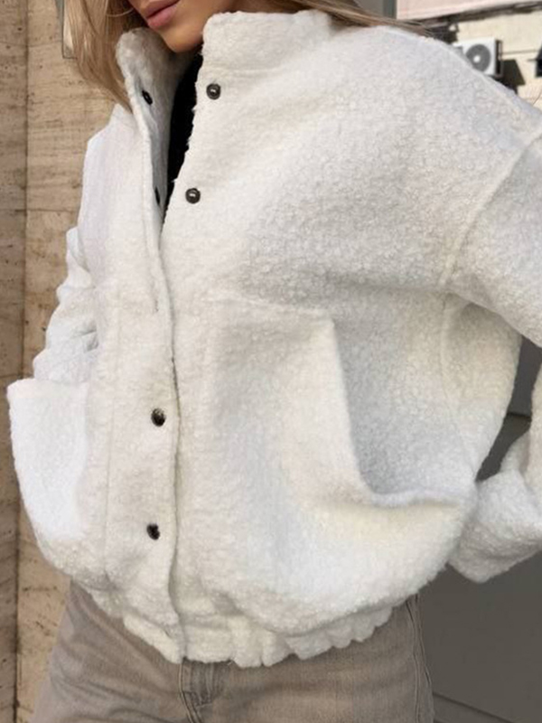 EMMIOL Chaqueta de lana de cordero