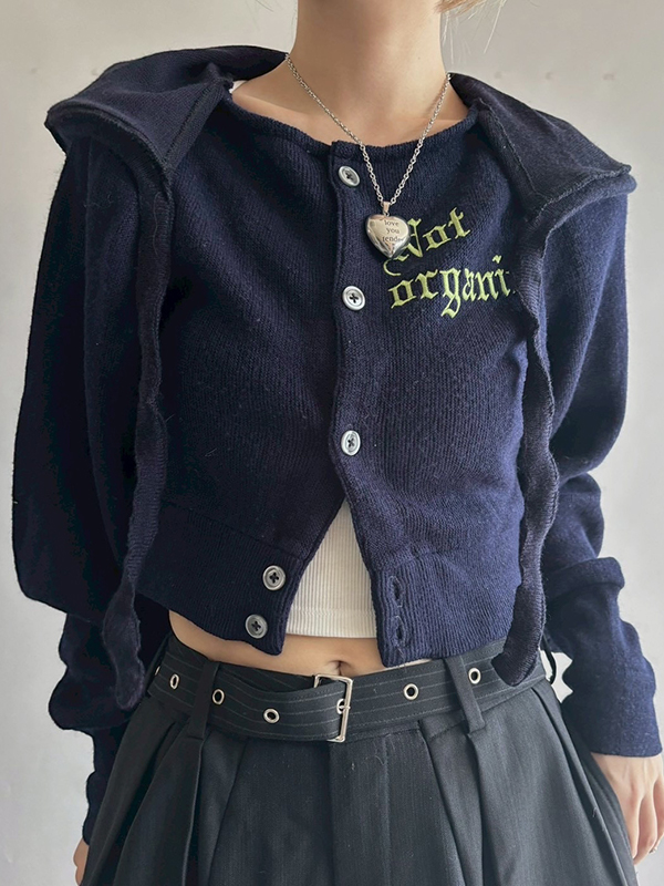 EMMIOL Chaqueta de punto de inspiración retro