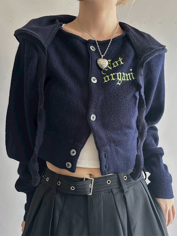 EMMIOL Chaqueta de punto de inspiración retro