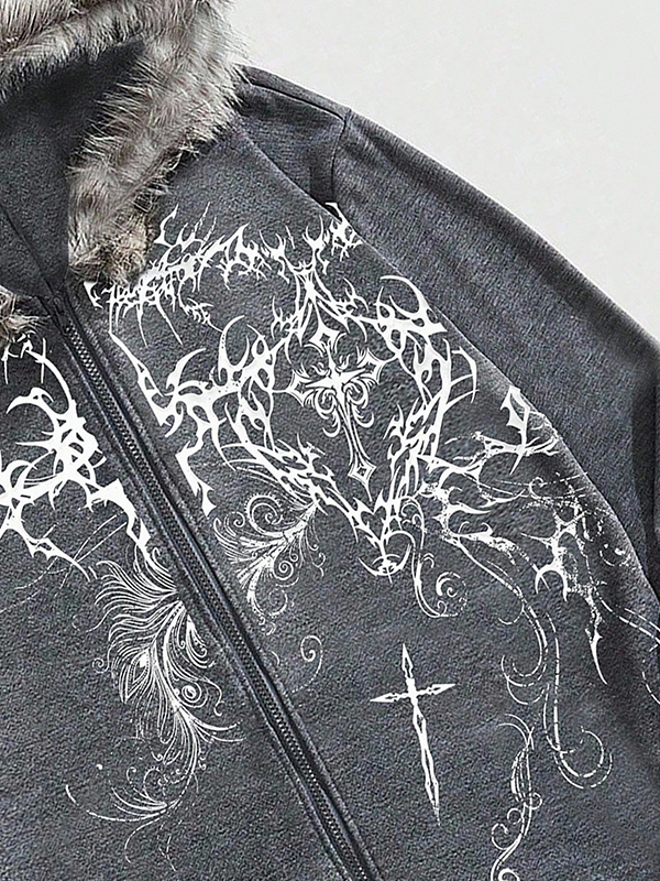 EMMIOL Chaqueta cruzada vintage americana