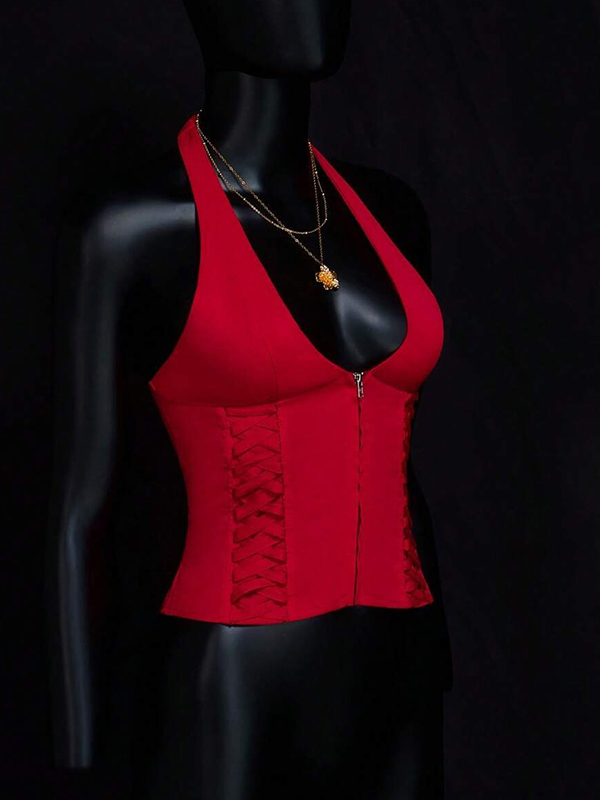 EMMIOL Chaleco halter picante y sexy