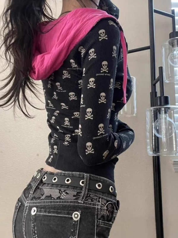 EMMIOL Manga larga estilo americano de la calle